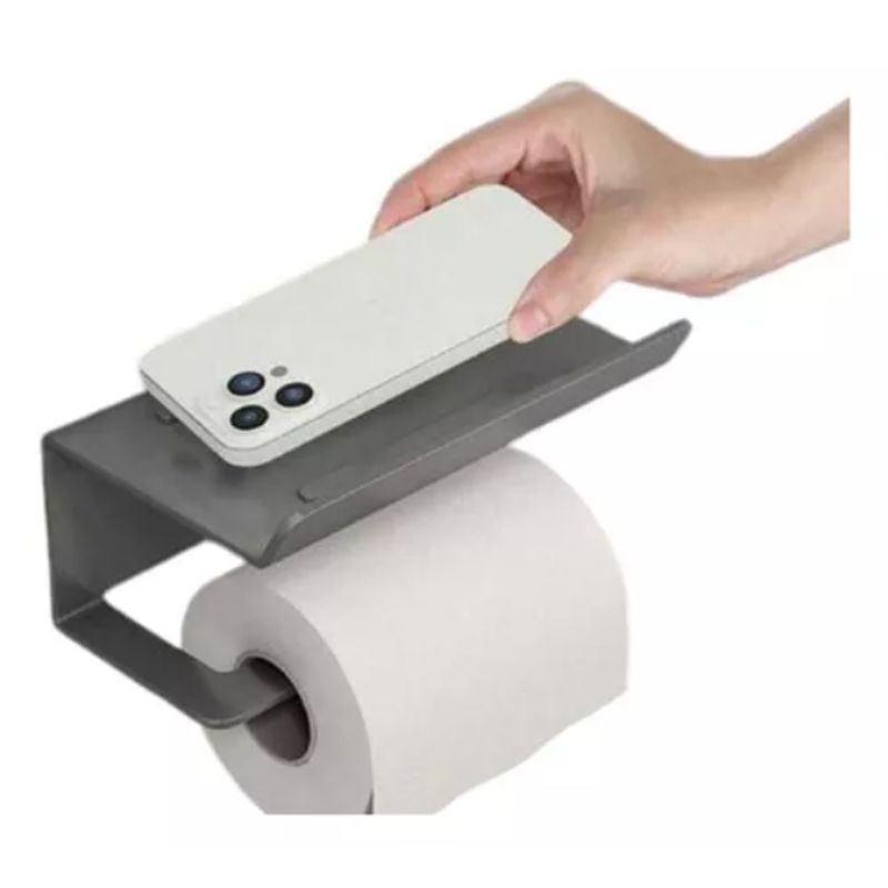 GENERICO - Porta papel Baño Acero Inoxidable Soporte Papel Higiénico