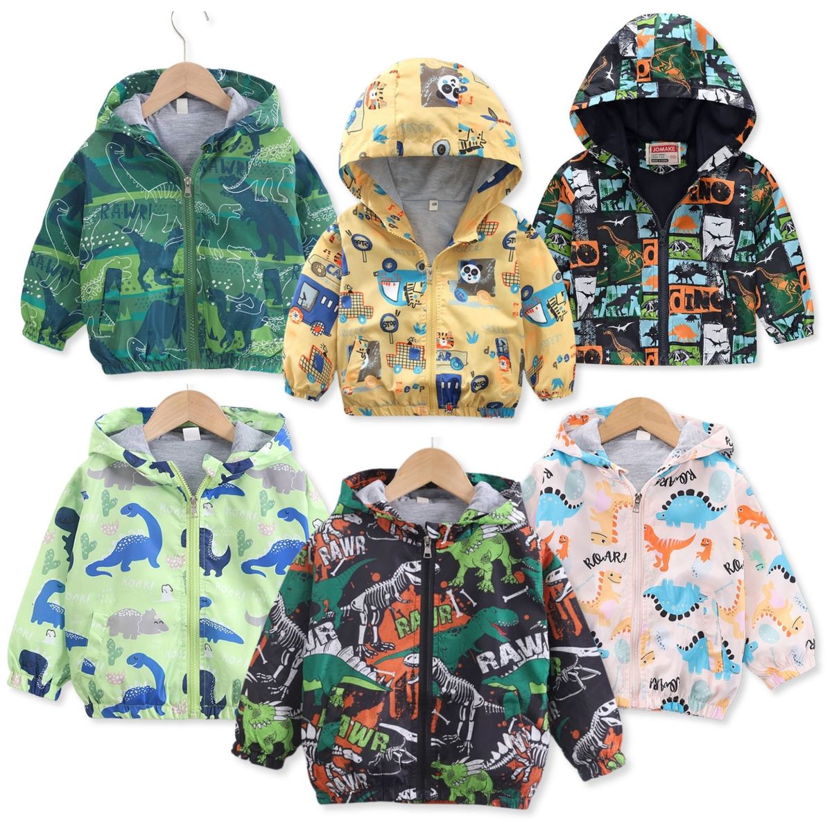 JUMP KIDS - Cortaviento Impermeable Chaqueta Estampado Niño Y Bebé Green Surtidos