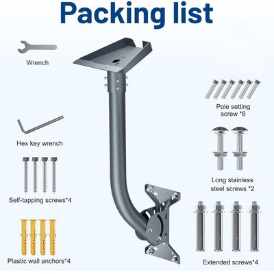 Imagen 2 del producto Soporte Mástil Para Antena Starlink V3 + Kit Instalación