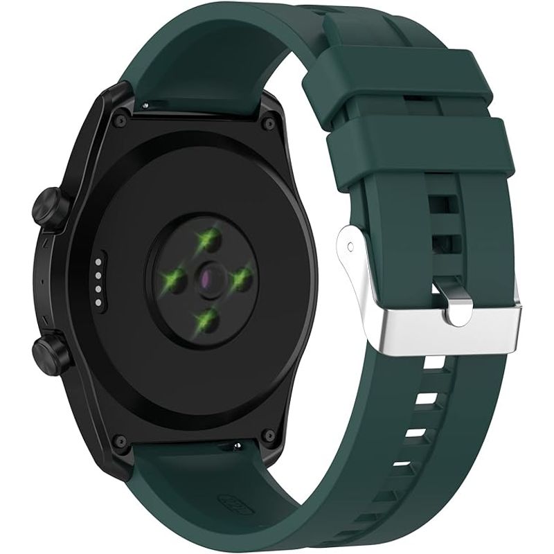 GENERICO - Correa Silicona Para Huawei Watch Gt2 Gt3 Xiaomi Mi Watch Verde