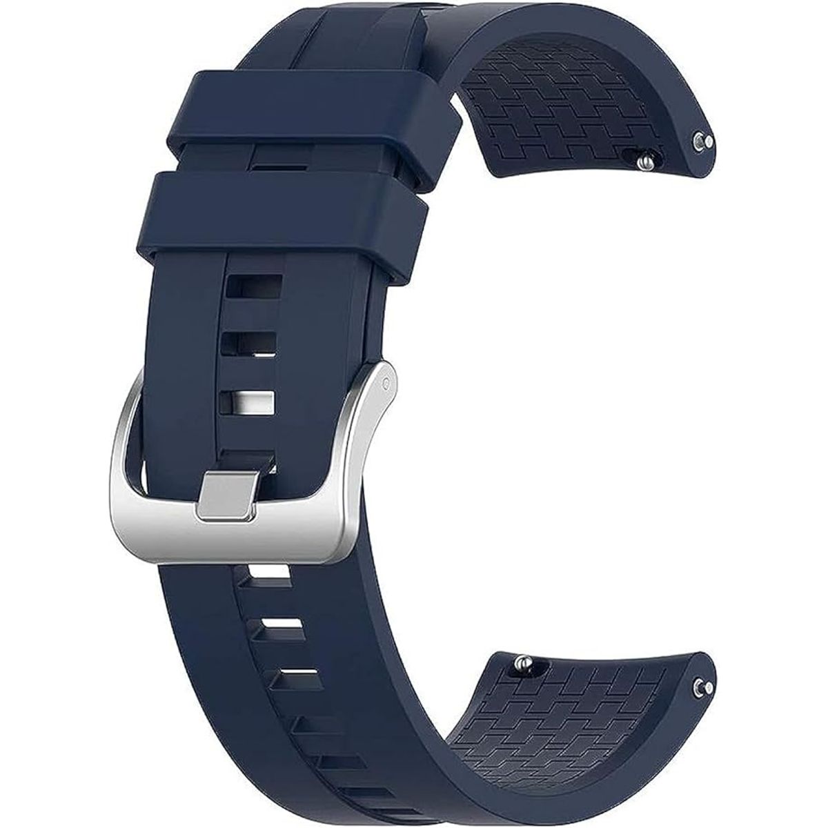 GENERICO - Correa Silicona Para Huawei Watch Gt2 Gt3 Xiaomi Mi Watch Azul Marino