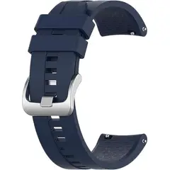GENERICO - Correa Silicona Para Huawei Watch Gt2 Gt3 Xiaomi Mi Watch Azul Marino
