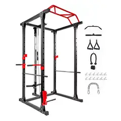 SDFIT - Jaula Gym Smith Multifuncional - Polea Con Accesorios Sr2425
