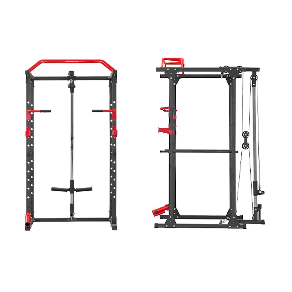 SDFIT - Jaula Gym Smith Multifuncional - Polea Con Accesorios Sr2425