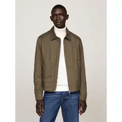 TOMMY HILFIGER - Chaqueta Cotton Ivy Con Cierre Verde