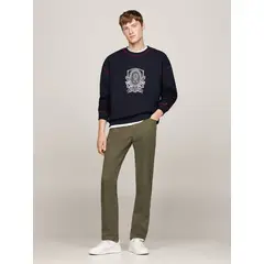 TOMMY HILFIGER - Pantalón Chino Denton 1985 Collection Verde