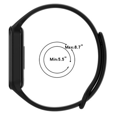 Imagen 2 del producto Correa Silicona Para Xiaomi Smart Band 8 Active Lila.