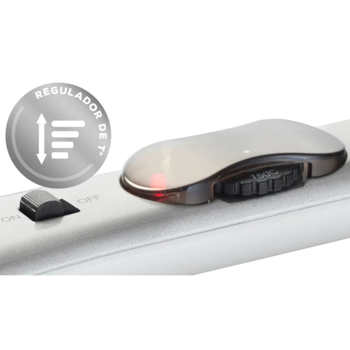 SIEGEN - Plancha de Cabello Siegen 2en1 AliOnd Placas Flotantes Titanio SG4716