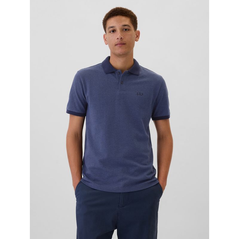 GAP - Polera Hombre Polo Azul