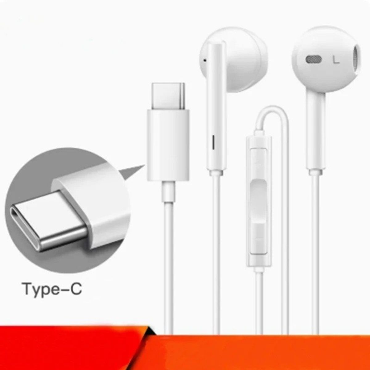 GENERICO - Audífonos Plug Tipo-C Tranyoo T-R19C Blancos