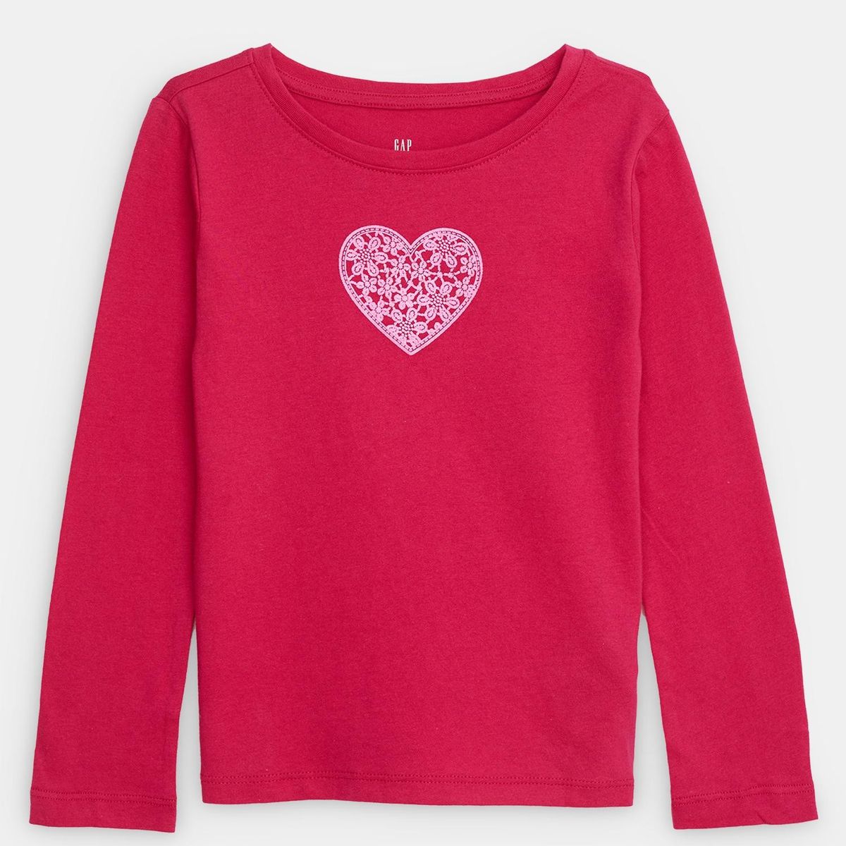 GAP - Polera Niña Logo Rosa