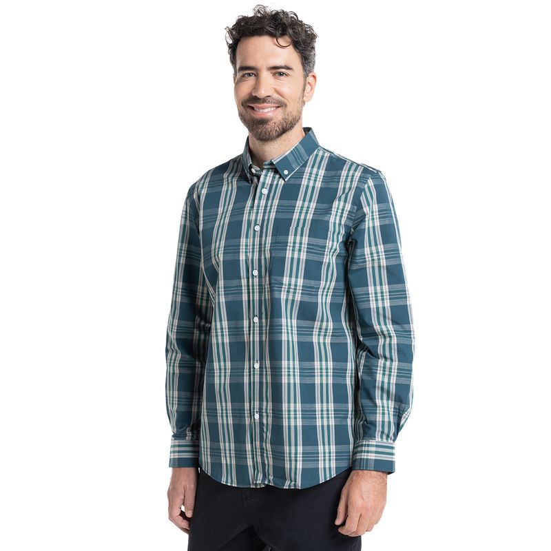 TRUVAL - CAMISA TREVIRA CUADROS TRUVAL