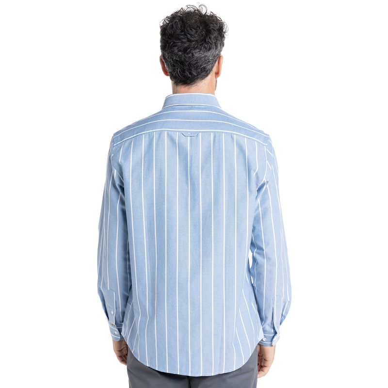 TRUVAL - CAMISA OXFORD LISTADA TRUVAL_.