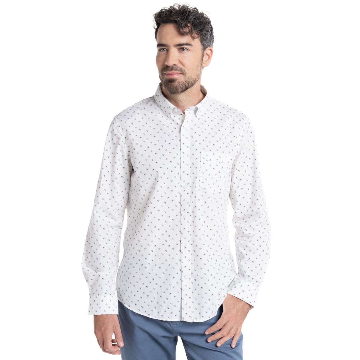 TRUVAL - CAMISA MICROPRINT TRUVAL