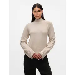 GAP - Sweater Mujer Turtleneck Beige