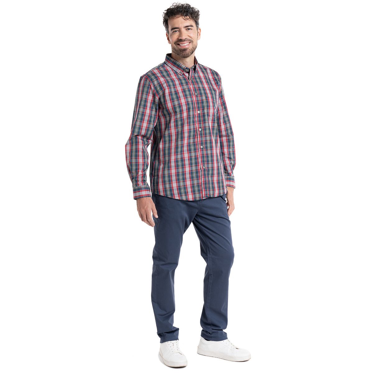 TRUVAL - CAMISA TREVIRA CUADROS TRUVAL