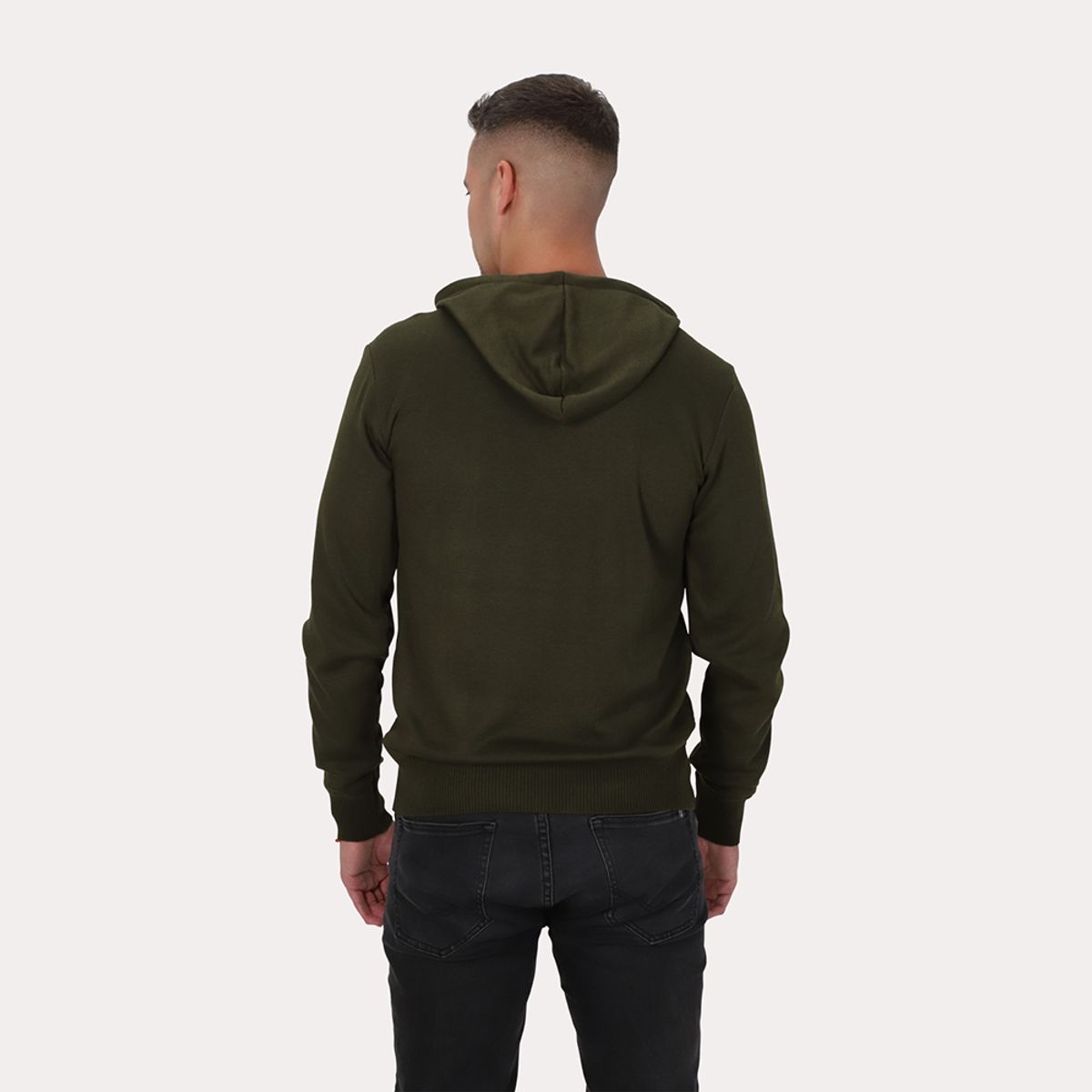 GANGSTER - Chaleco Etch Oliva Oscuro Gangster