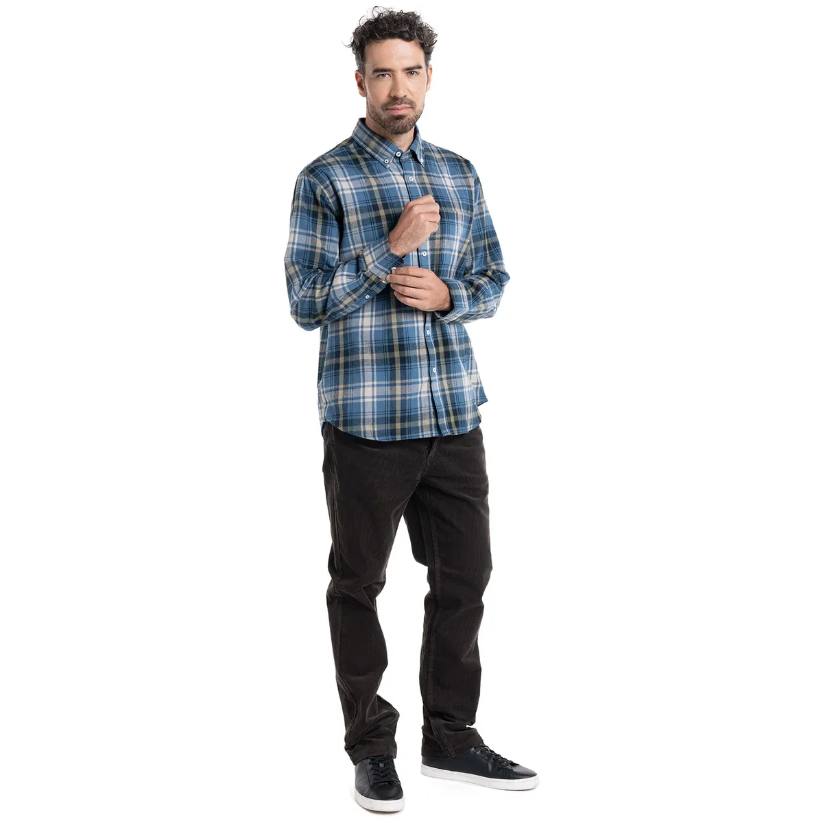 TRUVAL - CAMISA VILLELA ESCOCESA TRUVAL