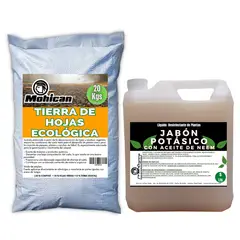 MOHICAN - PROMO COMPOST 20 KILOS + JABÓN POTÁSICO ACEITE NEEM 5LTS