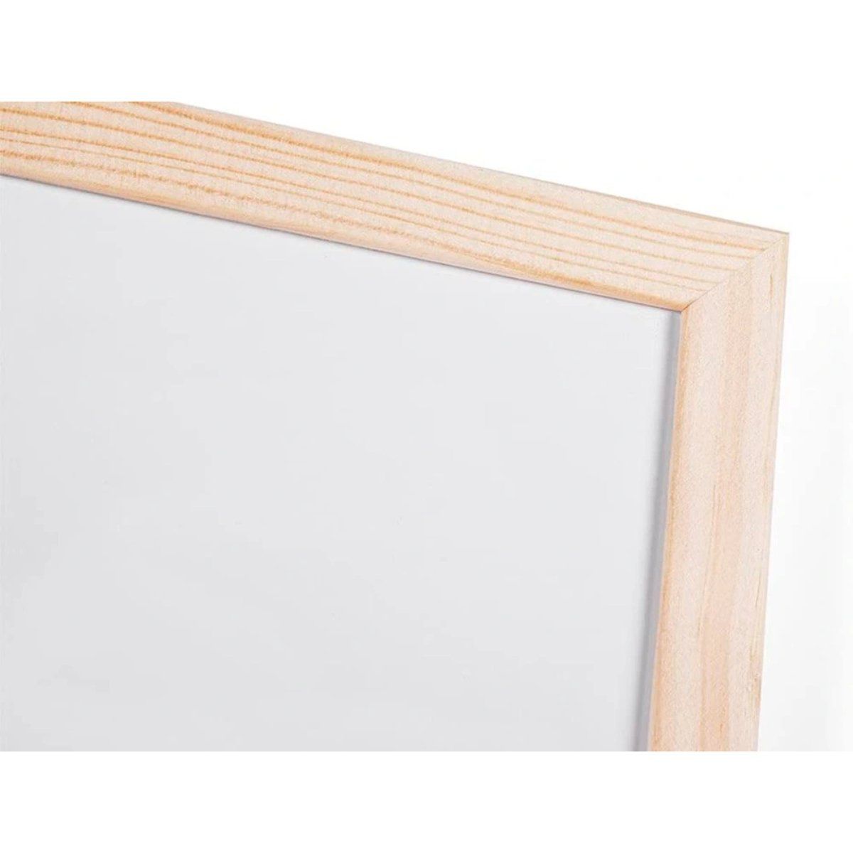 GENERICO - Pizarra Blanca Acrílica 40x50cm Marco de Madera