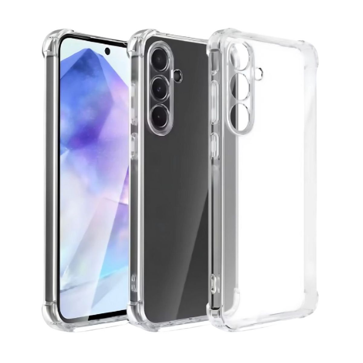 GENERICO - Carcasa Para Samsung S25 Transparente Antigolpes Reforzada