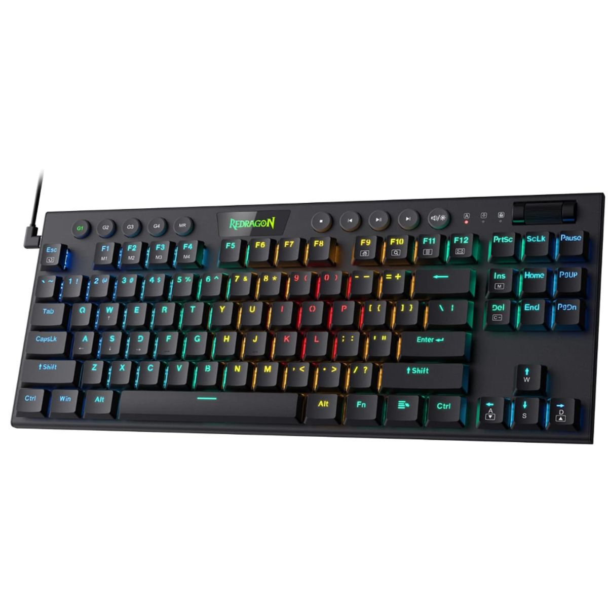 REDRAGON - Teclado Gamer - Redragon Horus TKL - K622-RGB - Switch Red - Español