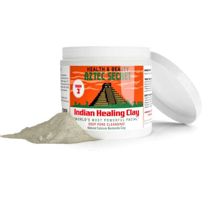 GENERICO - Indian Healing Clay 100% Natural 2 Piezas Aztec Secret