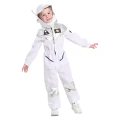 GENERICO - Disfraz Astronauta para niño y niña talla 4