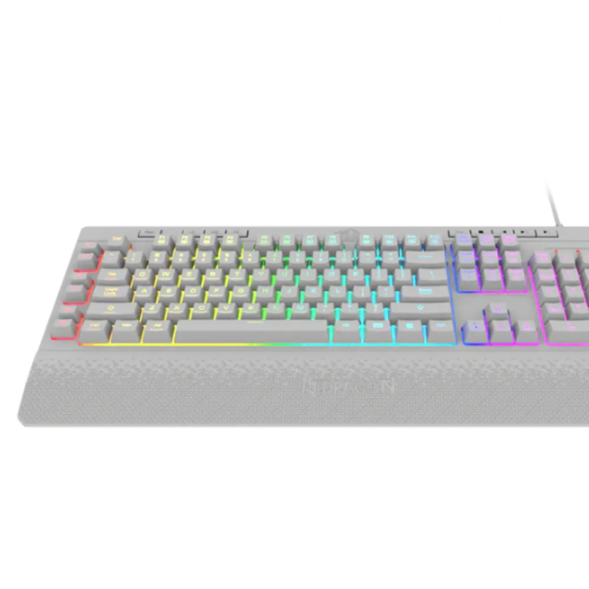 REDRAGON - Teclado Gamer - Redragon K512 Shiva - RGB - Español - White