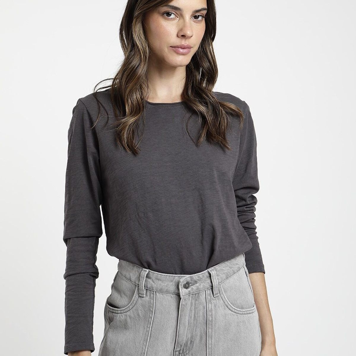 FROENS - Polera manga larga Aurora blanco - Algodón orgánico Froens