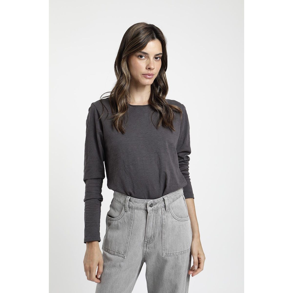 FROENS - Polera manga larga Aurora blanco - Algodón orgánico Froens