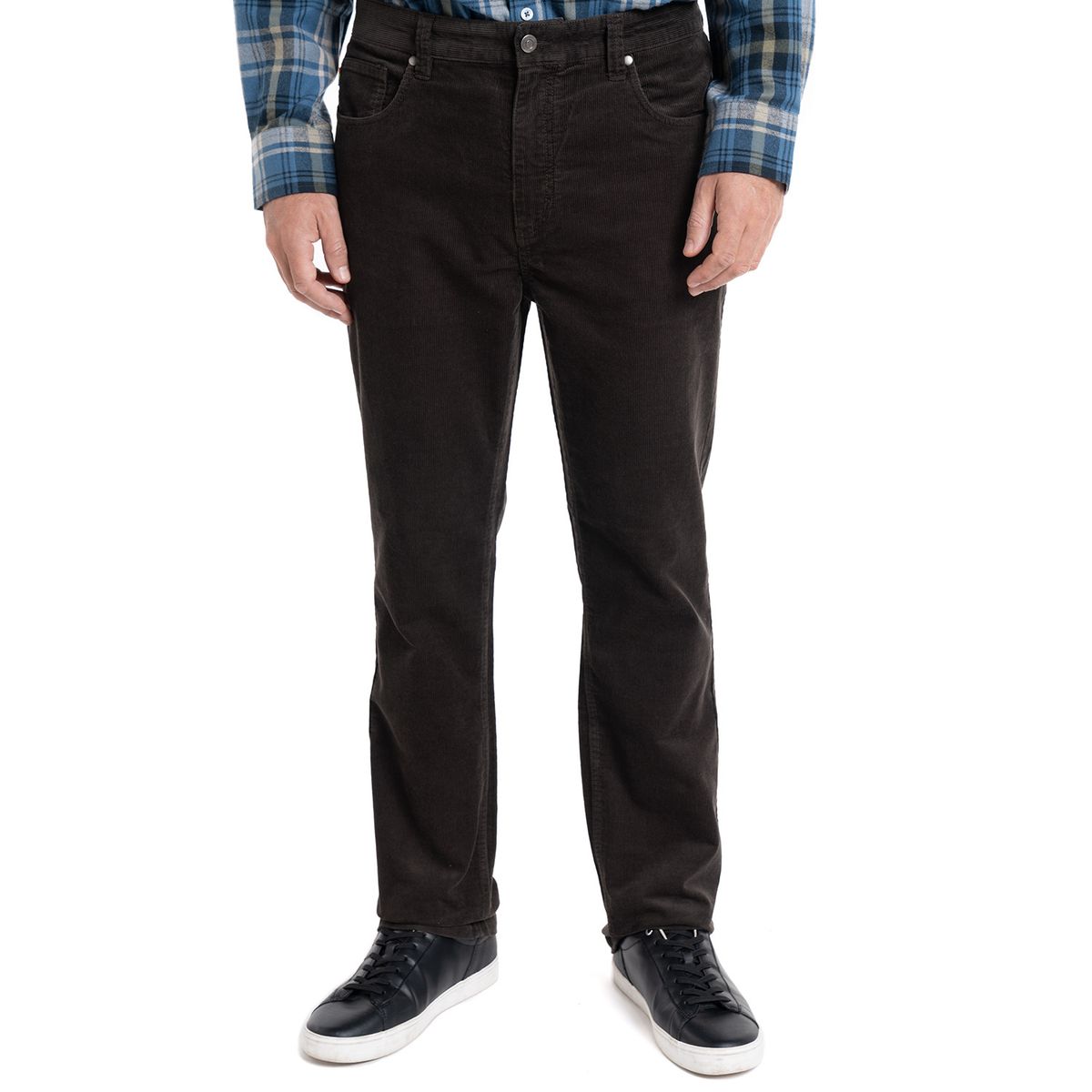 TRUVAL - PANTALON COTELE REGULAR FIT TRUVAL