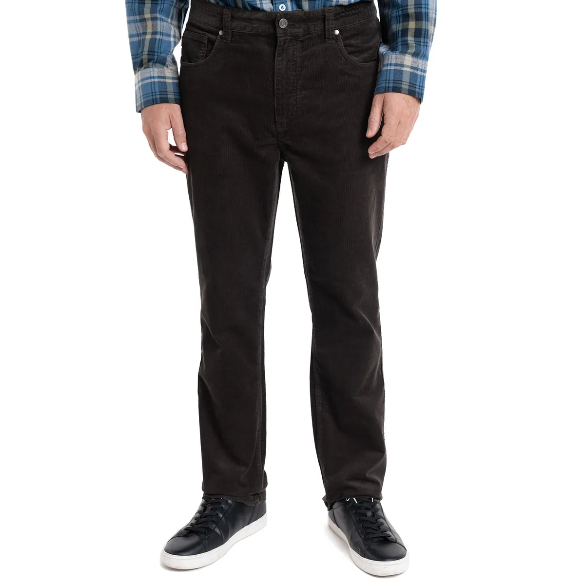 TRUVAL - PANTALON COTELE REGULAR FIT TRUVAL