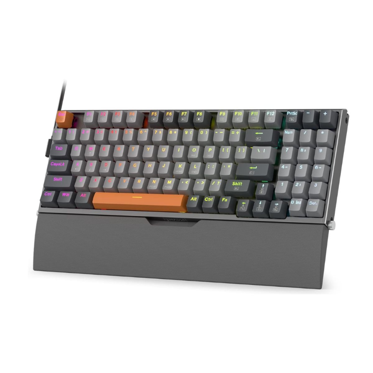 REDRAGON - Teclado Gamer - Redragon OLAF K648 - Mecánico - Inglés - Switch Red