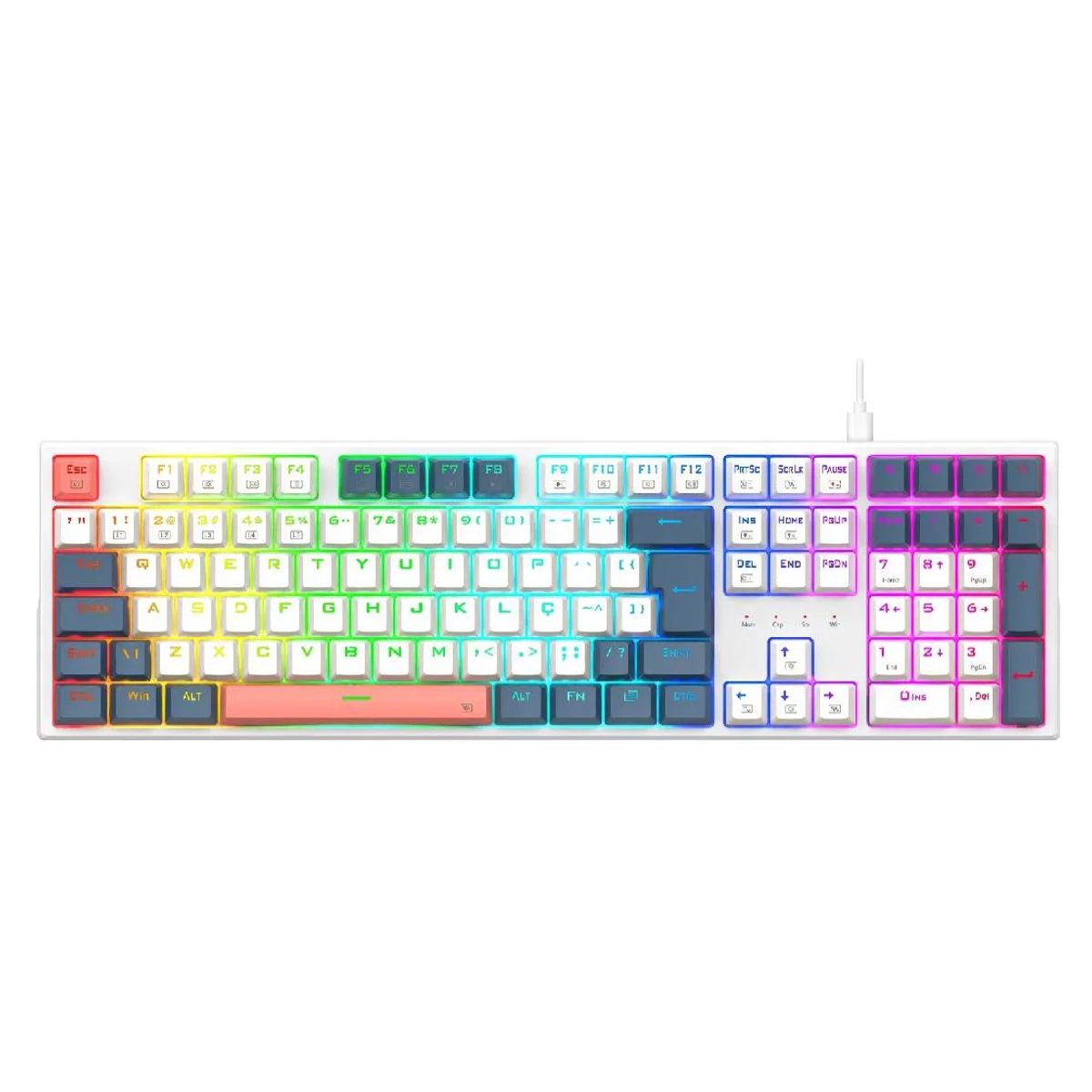 REDRAGON - Teclado Gamer - Redragon Trundle K668 - Red Switches - USB