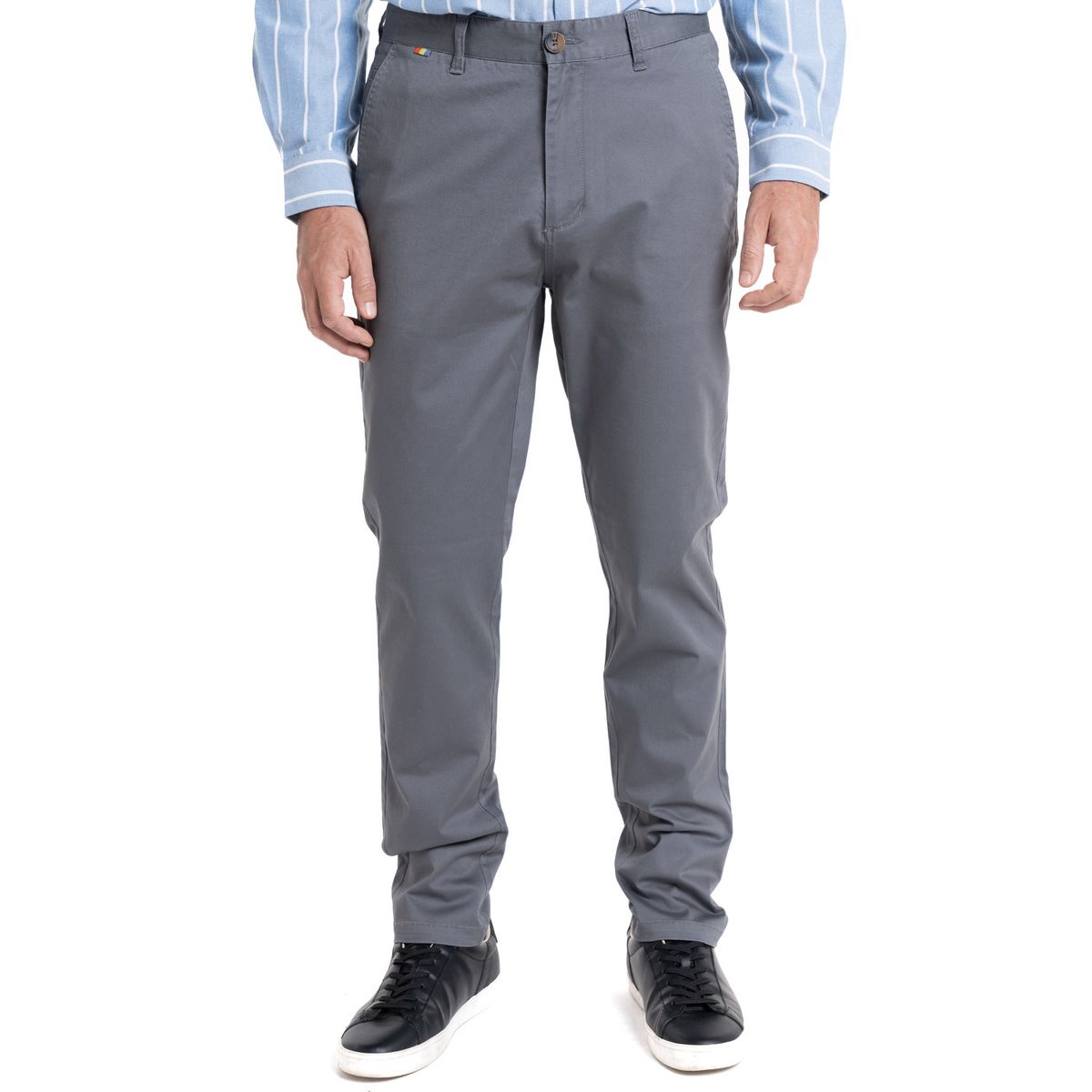 TRUVAL - PANTALON FRENTE PLANO SLIM FIT TRUVAL