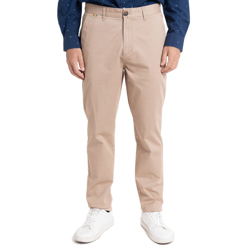 TRUVAL - PANTALON FRENTE PLANO SLIM FIT TRUVAL