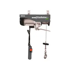GLADIATOR - TECLE ELECTRICO PROFESIONAL 400KG 850W Alzada 6-12mts AP 8400