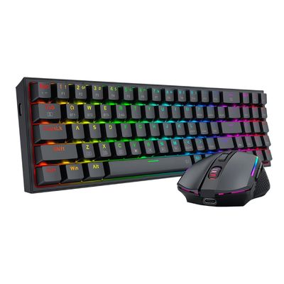 Imagen 2 del producto Combo Gamer Teclado + Mouse - S136 - Inalámbrico - Black