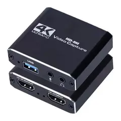 GENERICO - Capturadora de Video 4K HDMI Live USB 3.0 Full HD
