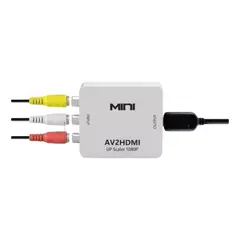 GENERICO - Convertidor HDMI a RCA con cables, Plug & Play AV 1080i