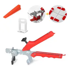 GENERICO - Kit de Nivelación para Baldosas con Cuñas y Clips Reutilizables