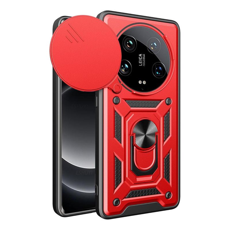 GENERICO - Funda Antishock con Soporte Magnético Para Xiaomi 14 Ultra