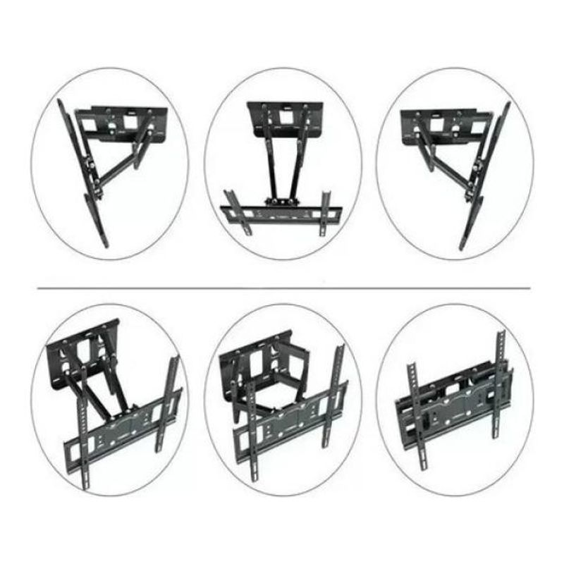 GENERICO - Soporte de TV Doble Brazo Articulado para Pared 32"-70"