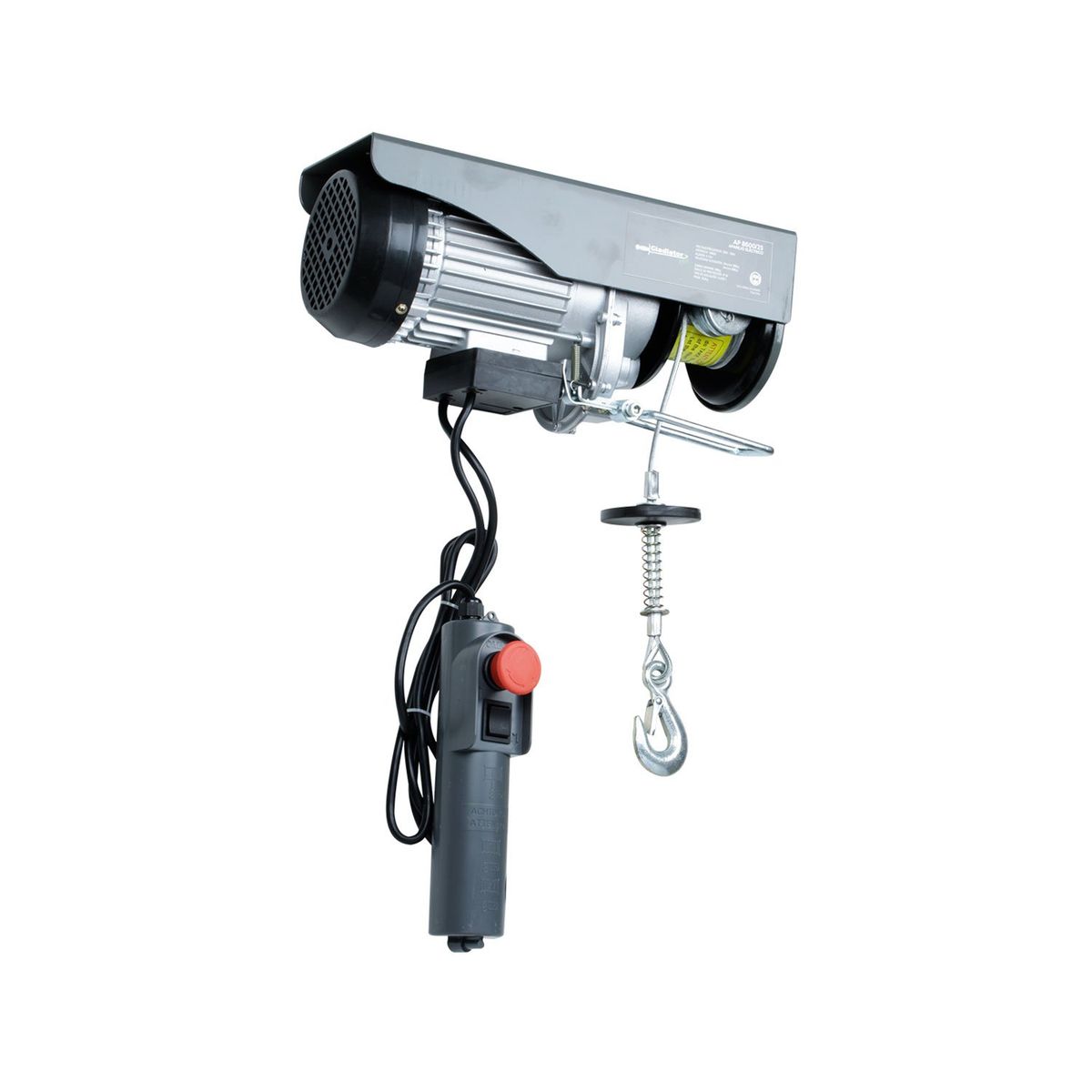 GLADIATOR - TECLE ELECTRICO PROFESIONAL GLADIATOR 600KG 1050W Alzada 6-12mts AP 8600