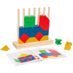 GENERICO - Bloques triangulares de encaje Montessori