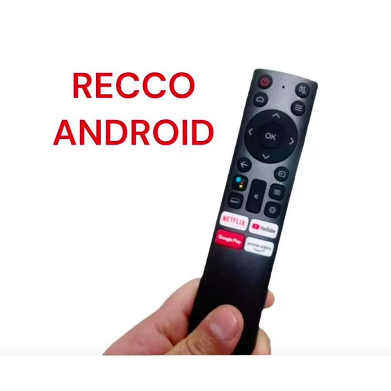 GENERICO - Control Compatible Recco Smart Tv Android Hd
