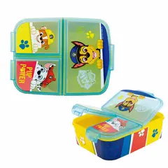 PAW PATROL - Tupper Contenedor de hermético - Sandwichera con Divisiones
