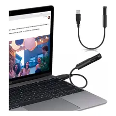 GENERICO - Micrófono USB Mini Profesional para grabaciones nítidas