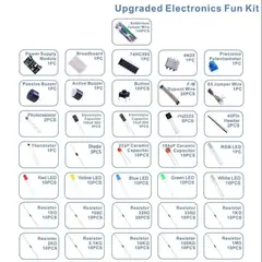 GENERICO - Kit Completo de Componentes Electrónicos para Proyectos DIY